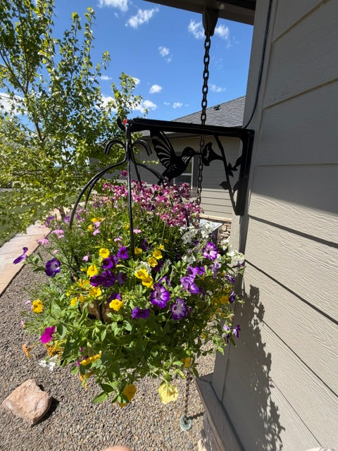 14" Hummingbird Hanging Basket Hanger
